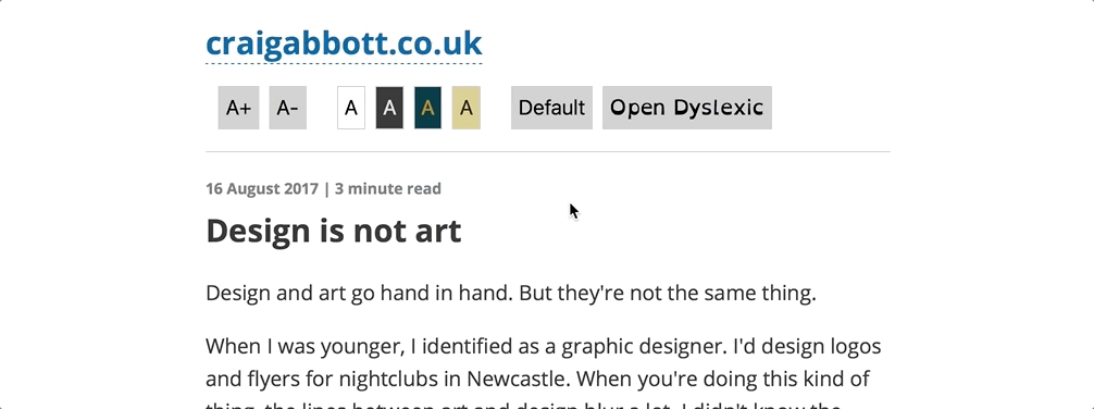 The toolbar on Craig's website is great, until you leave.